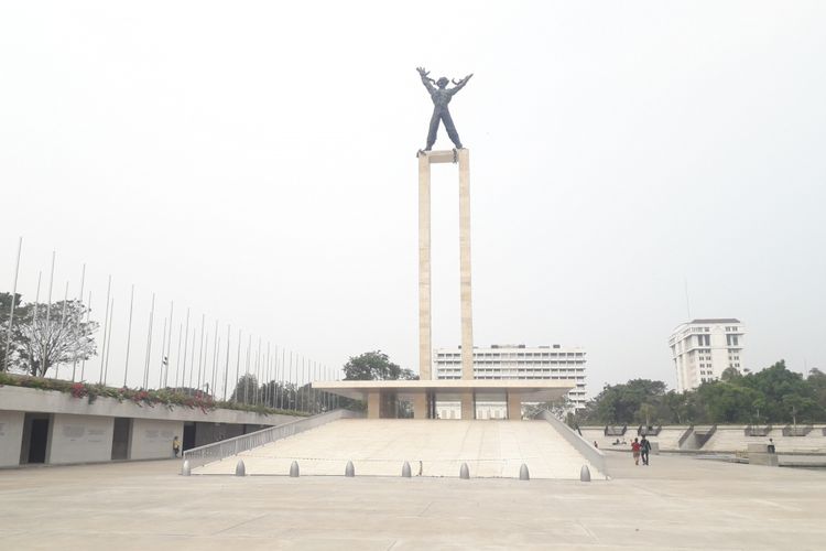 Lapangan Banteng, Jakarta Pusat, Senin (23/7/2018).