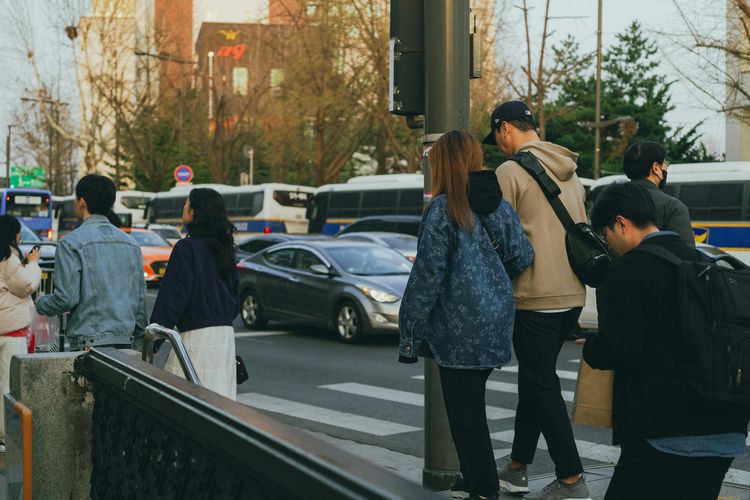 Ilustrasi kesibukan di Seoul