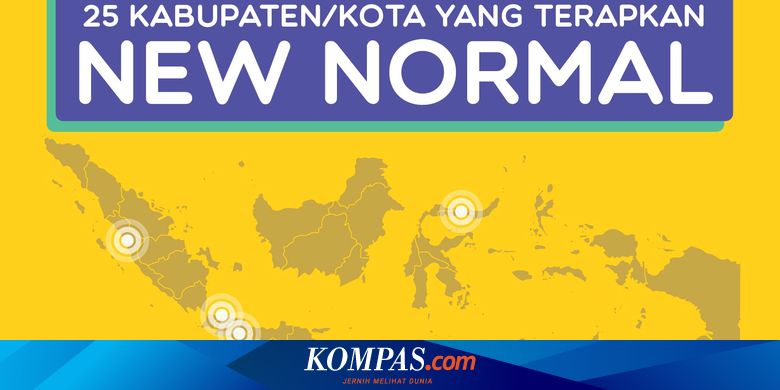 Infografik Daftar Daerah Yang Bersiap Terapkan New Normal