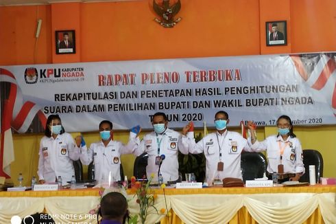 Hasil Pleno KPU Ngada, Pasangan Andreas Paru-Raymundus Bena Unggul