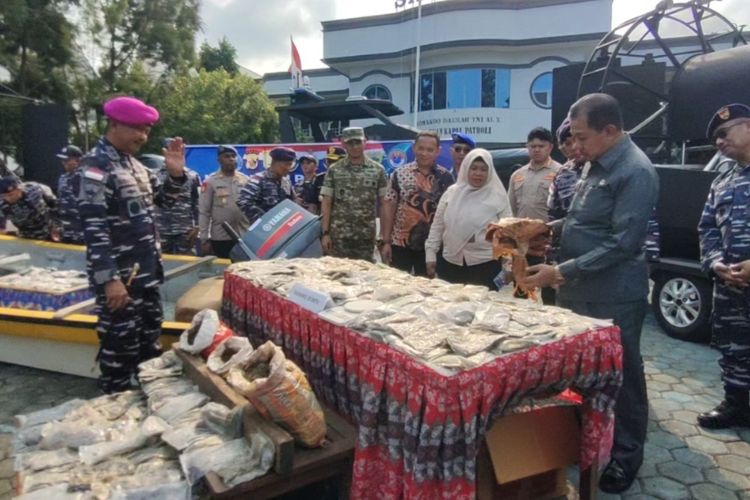 Kodaeral X Gagalkan Penyelundupan 21 Kilogram Ganja dari Papua Nugini