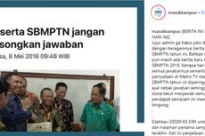 Pokja SBMPTN Minta Netizen Tidak Usah Kuatir Soal Sistem Penilaian