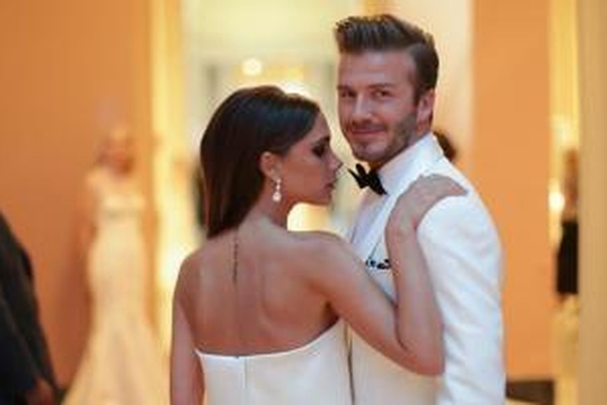 Salah satu pasangan ideal: Victoria dan David Beckham.
