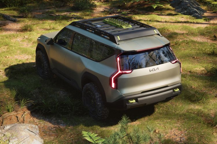 Kia EV9 ADVNTR Concept EV SUV yang dipamerkan di SEMA Show 2024