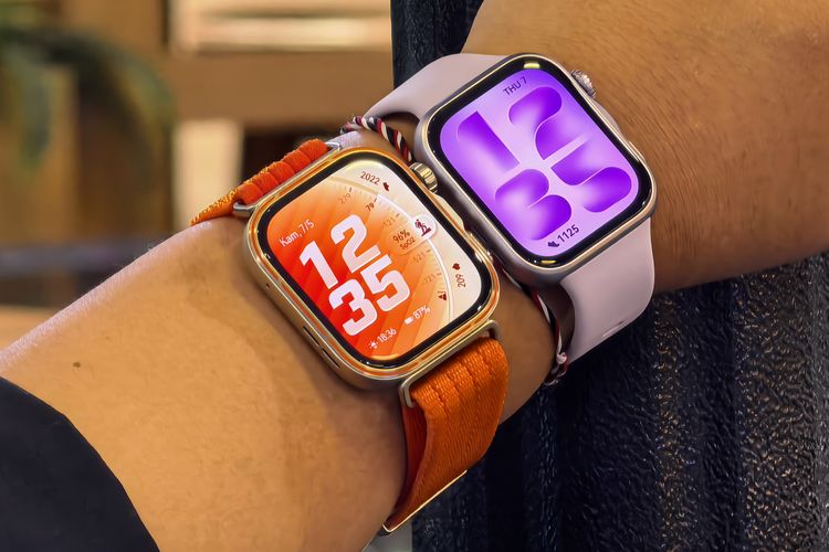 Kanan ke kiri: Perbandingan Huawei Watch Fit 5 dan Watch Fit 5 Pro
