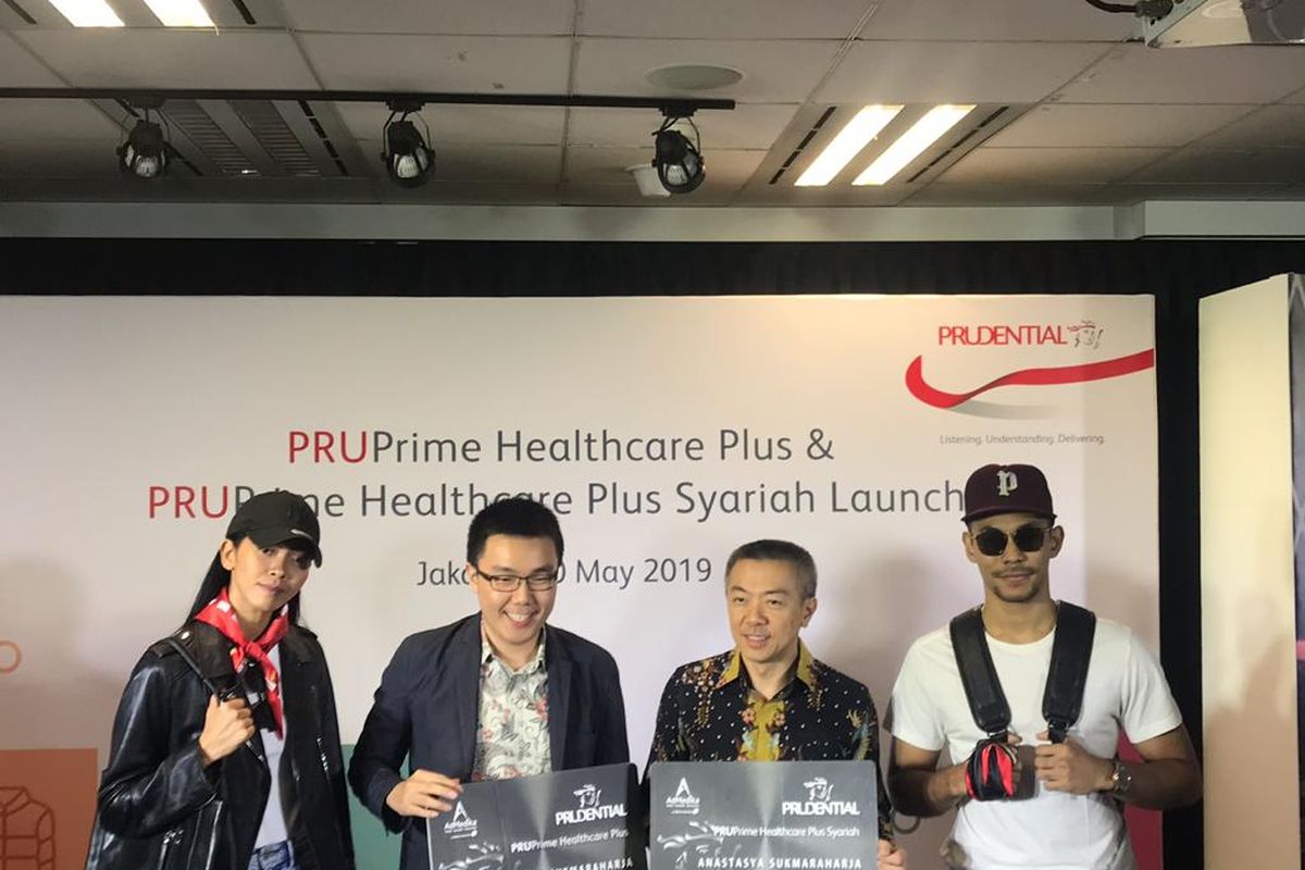 Peluncuran produk asuransi Prudential di Jakarta, Senin (20/5/2019).