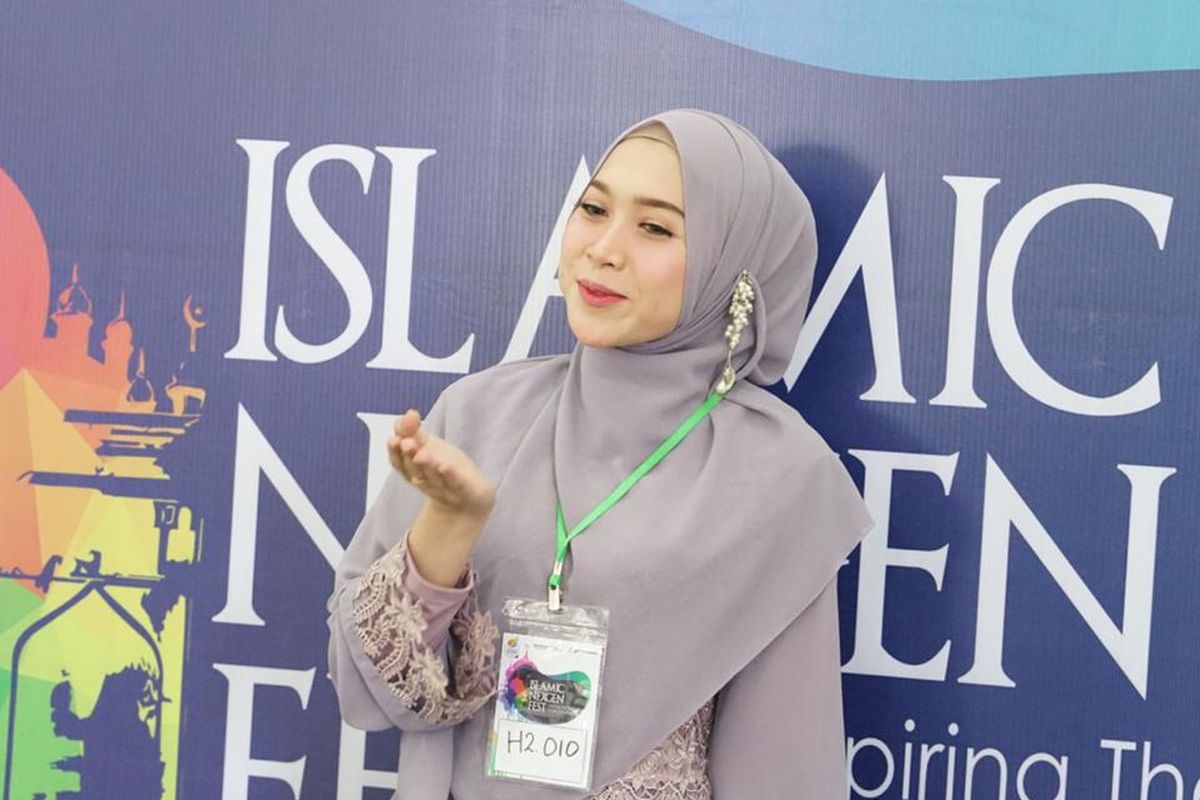 Salah satu peserta audisi Islamic Nexgen Fest di Medan, Sumatera Utara, Minggu (19/5/2019). Islamic Nexgen Fest adalah ajang pencarian Bakat dari Kementerian BUMN.