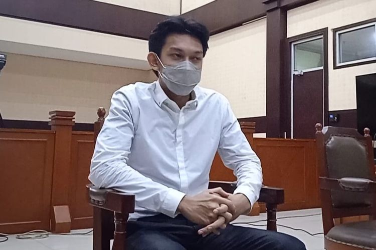 Gaga Muhammad dalam ruang sidang PN Jakarta Timur, Selasa (4/1/2022).  