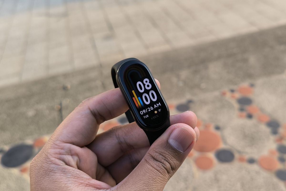 Ilustrasi Xiaomi Smart Band 8.