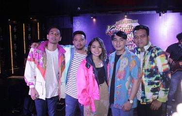 Geisha saat di temui di Holywings Gunawarman dalam acara Media Gathering Keranjingan Disko, Rabu(18/12/2019).