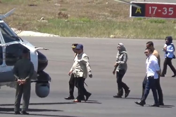 Saat Presiden Prabowo Cuma 10 Menit di Labuan Bajo, Langsung ke Nagekeo Tinjau Korban Gempa
