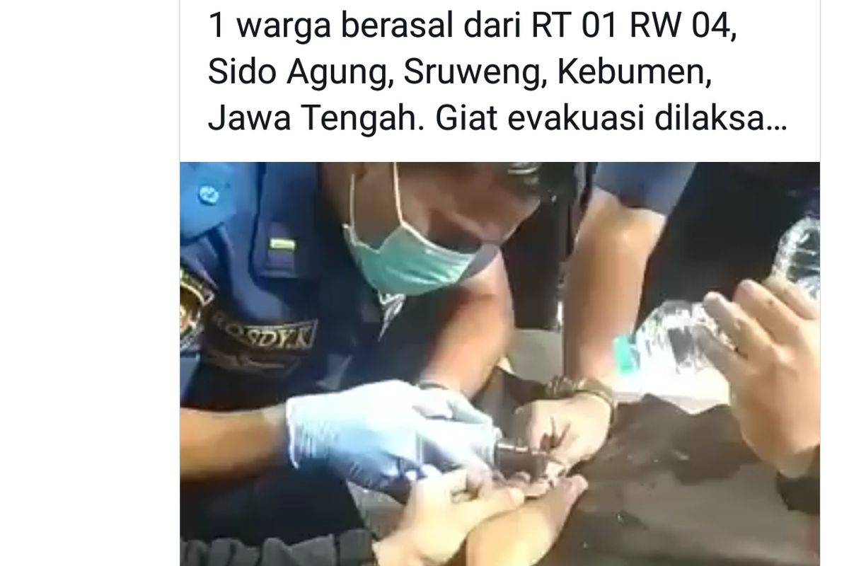 Ucapan terima kasih Gubernur Jawa Tengah Ganjar Pranowo kepada Petugas Gulkamart Jakbar 