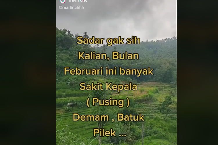 Vira Bulan Februari banyak yang sakit