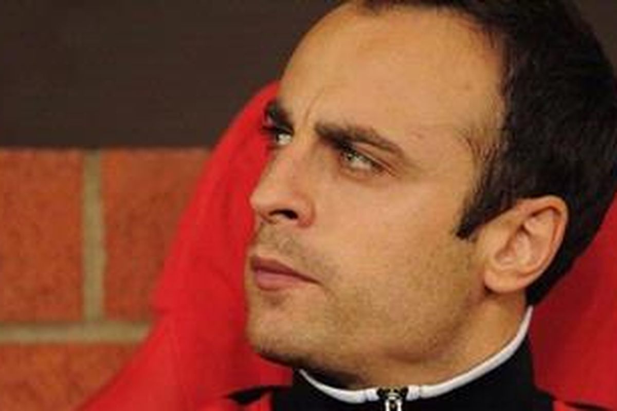 Penyerang Manchester United, Dimitar Berbatov.