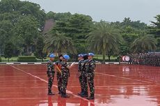 Panglima TNI Sematkan Satyalencana Santi Dharma ke 1.088 Prajurit yang Rampung Tugas dari Lebanon