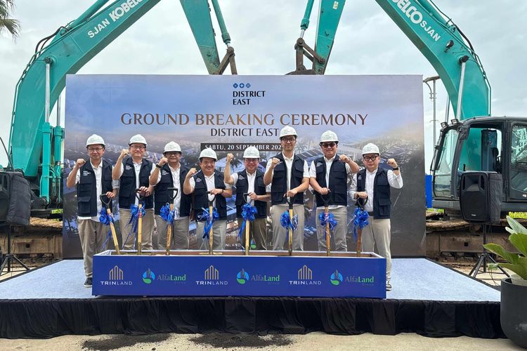 District East resmi dimulai pembangunannya, Sabtu (20/9/2025). Proyek ini dikembangkan oleh PT Triniti Dinamik (True Land).