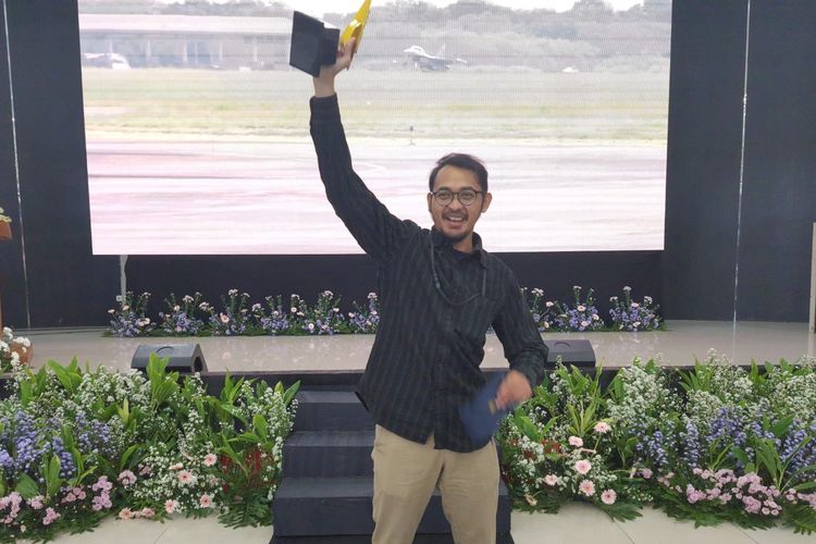 Jurnalis Kompas.com Nirmala Maulana Achmad meraih juara 2 KASAU Awards 2023 kategori media cetak/online.