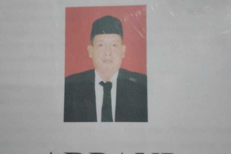 Arfani calon kepala desa warga Desa Betung tewas dibunuh pria bertopeng Rabu subuh