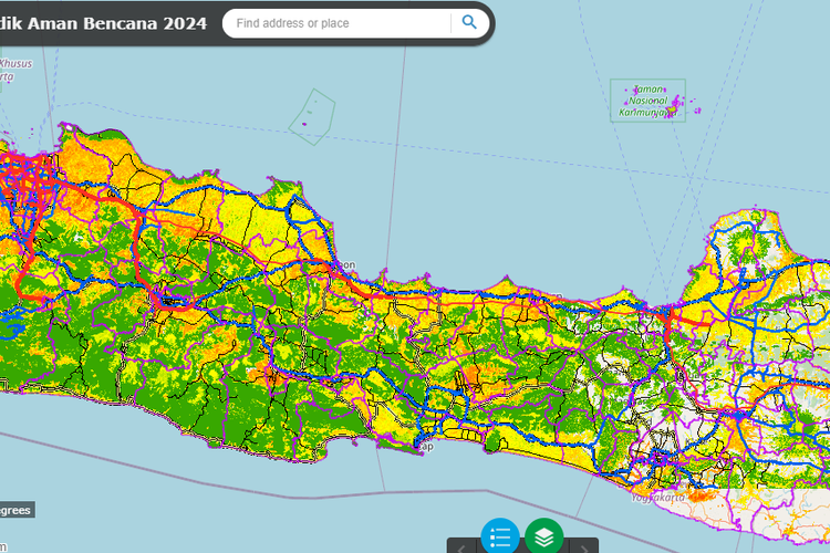 Cara cek potensi bencana selama mudik dan libur Lebaran 2024 melalui Peta Peta Mudik Aman dari BNPB.