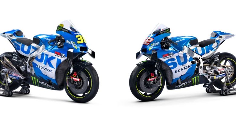 Penampakan Motor baru tim Suzuki Ecstar untuk MotoGP 2021. 