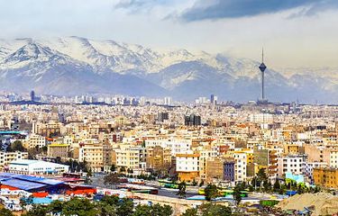 ilustrasi Kota Teheran, ibu kota negara Iran.