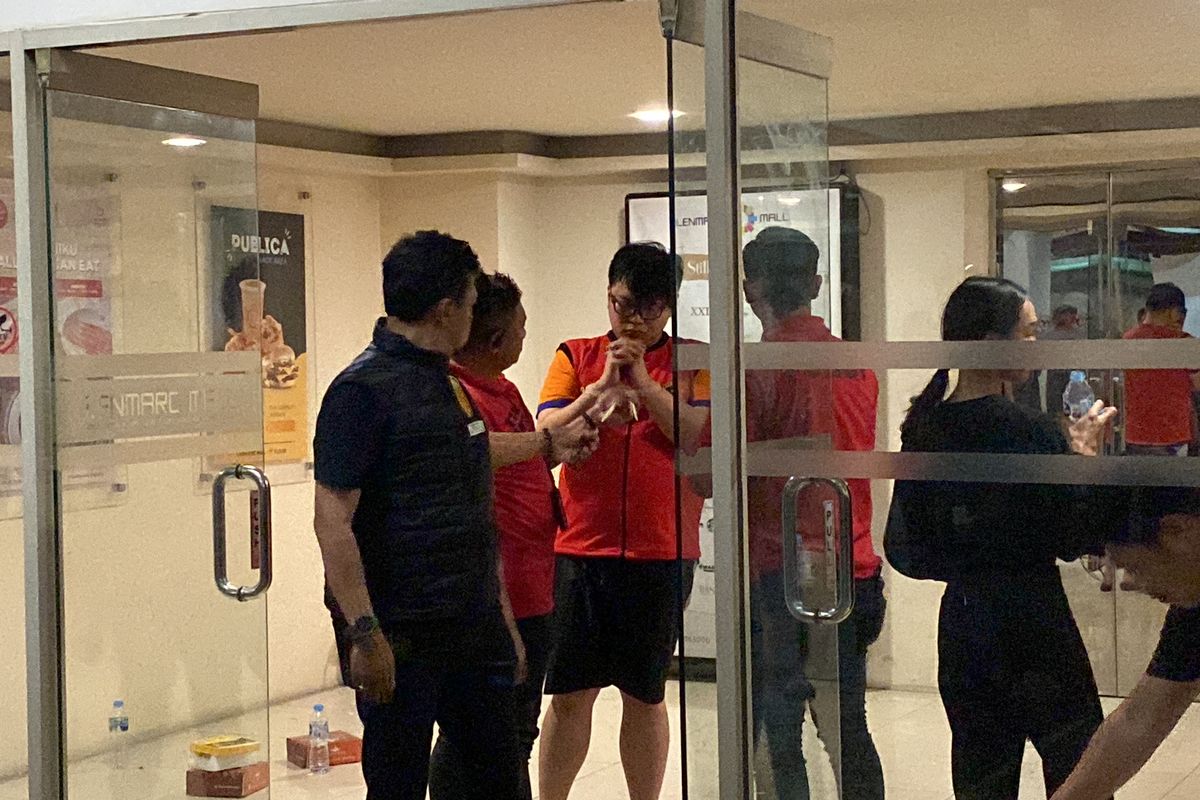 Gregorius Ronald Tannur saat menjalani rekonstruksi