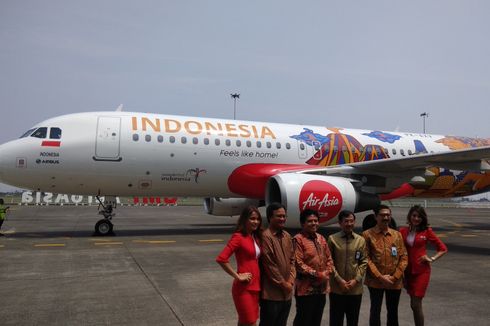 Ikon Pariwisata Indonesia Hiasi Pesawat AirAsia Indonesia