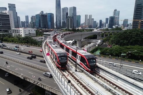 LRT Jabodebek Mogok di Depan Menara Saidah, Manajemen Buka Suara