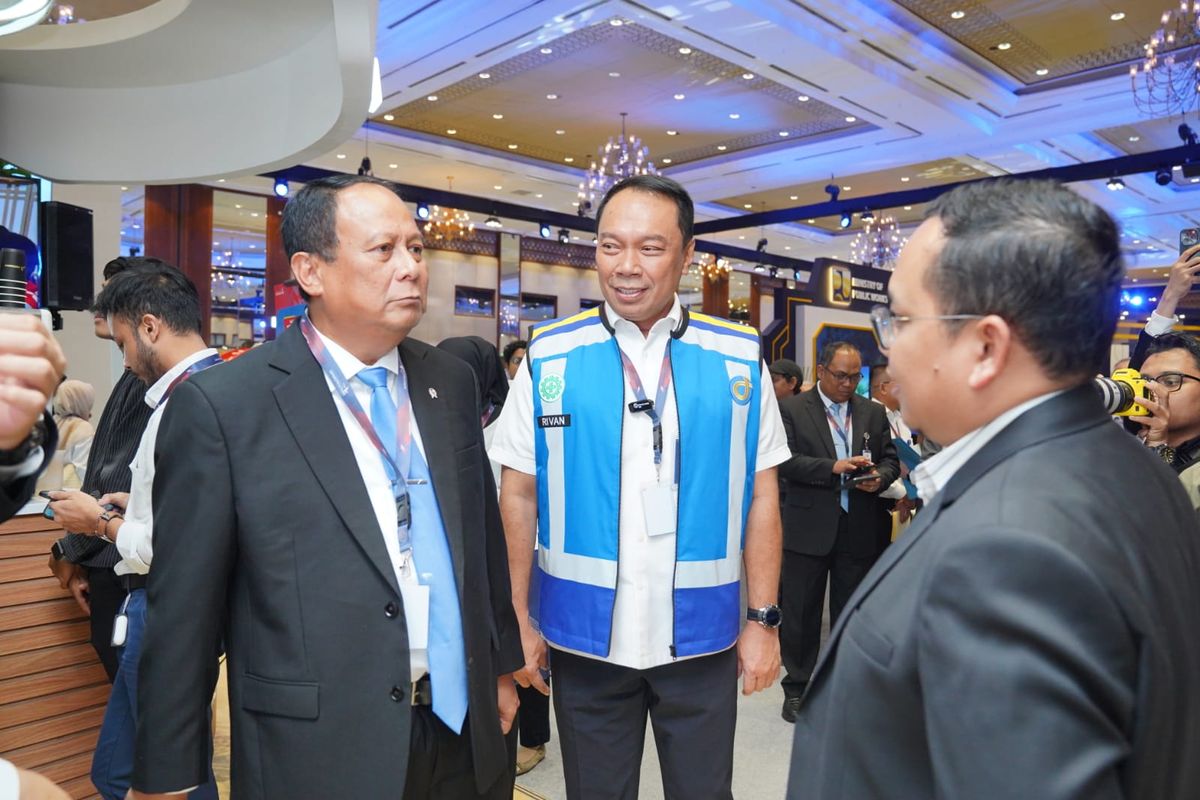 Direktur Utama (Dirut) Jasa Marga Rivan A Purwantono menghadiri acara International Conference on Infrastructure (ICI) 2025. 