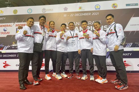 Indonesia Sabet 2 Emas dari Kejuaraan Karate-Do Asia di Kazakhstan