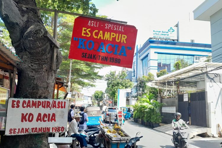 Es Campur Ko Acia, Sawah Besar, Jakarta Pusat