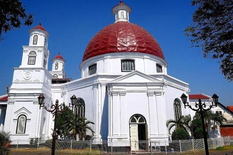 Gereja Blenduk di Kota Semarang, Jawa Tengah.