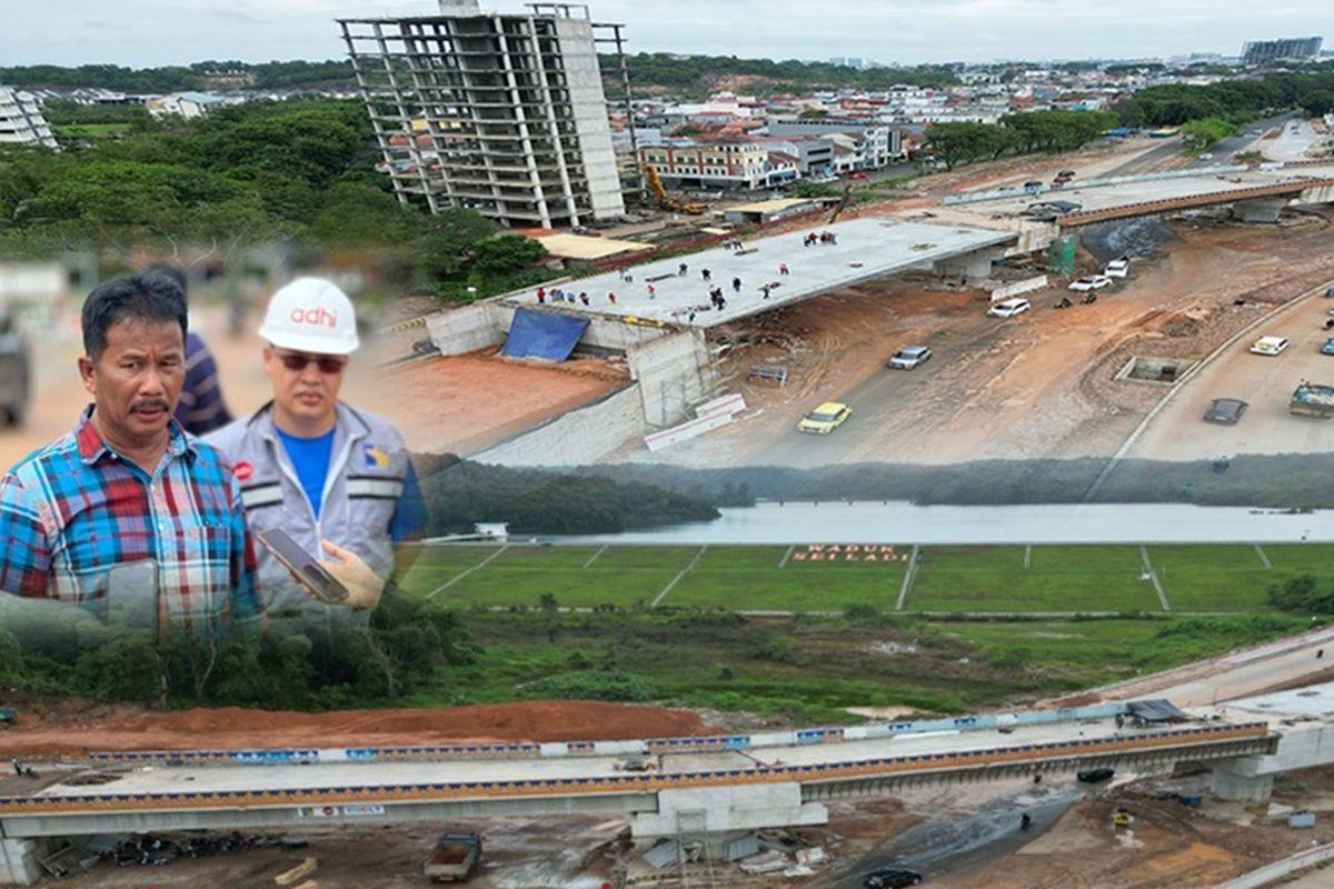 Kepala BP Batam Muhammad Rudi meninjau progres dan kesiapan penyelesaian sejumlah proyek penting pada Minggu (24/11/2024). 