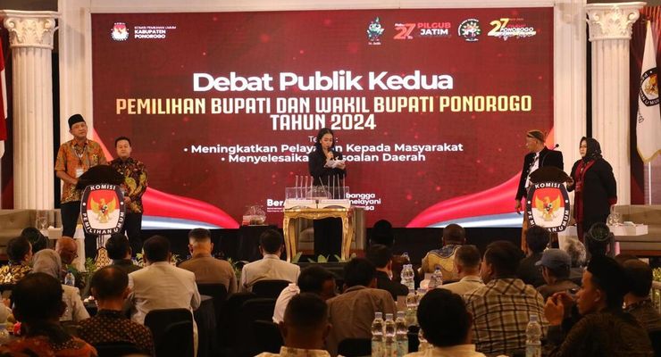 Bahas Sampah, Debat Pilkada Ponorogo Memanas