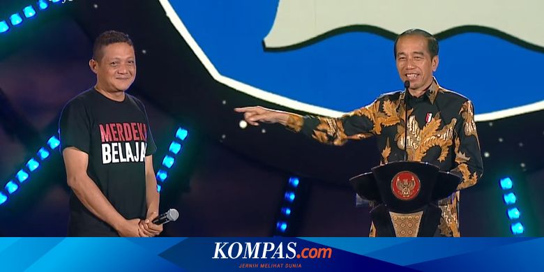 Momen Jokowi Beri "Hadiah" Jabatan Kepsek ke Guru yang Mengaku "Manusia Pohon"