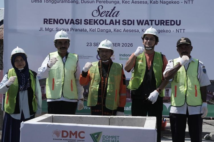 Pulihkan Dampak Gempa NTT, Dompet Dhuafa Bangun 100 Rumah Sementara dan Renovasi Sekolah