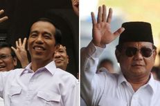 "Quick Count" Indikator Data 59,44 Persen: Jokowi-Ma'ruf 55,02 Persen, Prabowo-Sandiaga 44,98 Persen