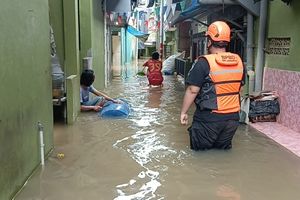 18 RT di Jaktim dan Jakbar Masih Tergenang Banjir Sabtu Pagi 
