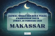 Jadwal Imsak dan Buka Puasa Kota Makassar Hari Ini, 20 Februari 2026