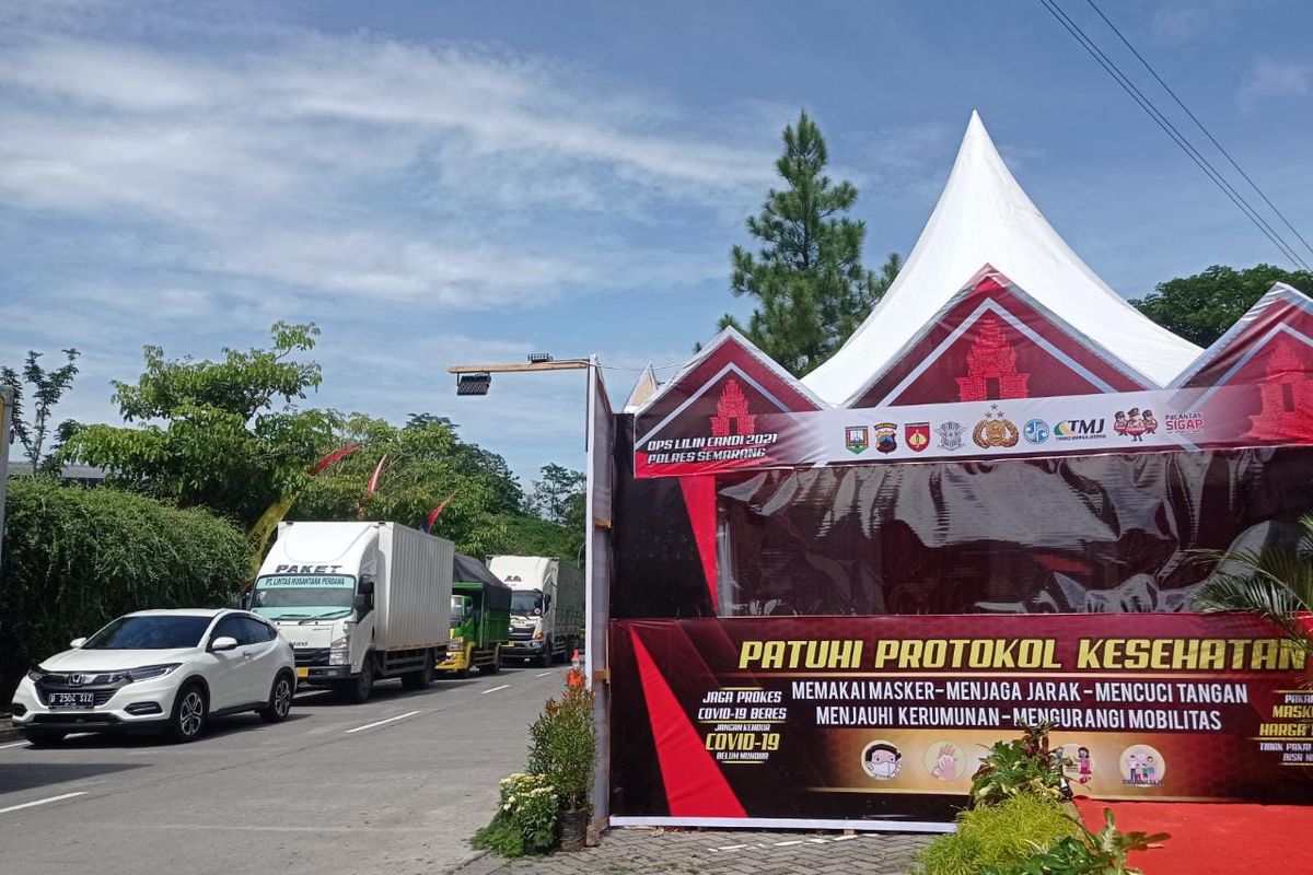 Pos pelayanan Operasi Lilin Candi dijadikan tempat filterisasi pencegahan penyebaran Covid-19