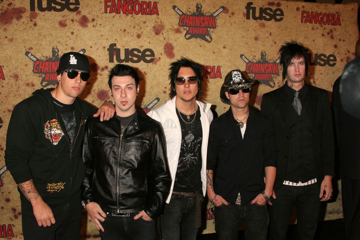 Avenged Sevenfold hadir dalam acara Fuse Fangoria Chainsaw Awards di Orpheum Theatre, Los Angeles, California, AS, 15 Oktober 2006.