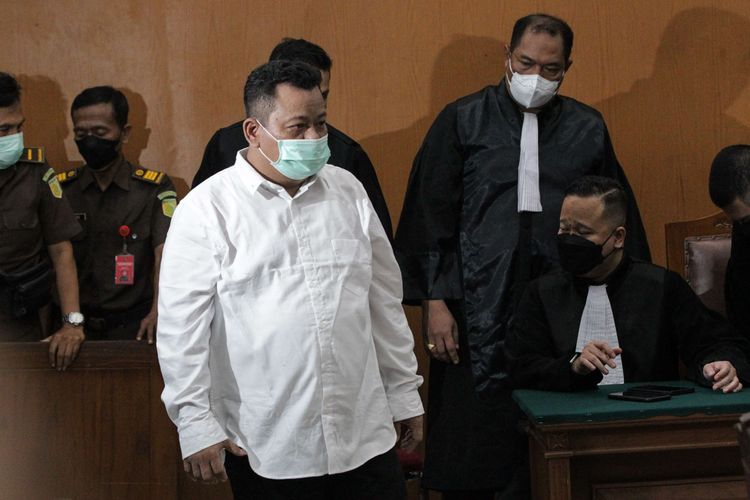Terdakwa pembunuhan berencana terhadap Nofriansyah Yosua Hutabarat atau Brigadir J, Kuat Ma'ruf menjalani sidang pembacaan dakwaan di Pengadilan Negeri Jakarta Selatan, Senin (17/10/2022).