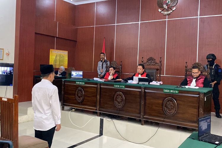 Terdakwa Kasus Revenge Porn Divonis 6 tahun penjara dalam sidang yang digelar di Pengadilan Negeri Pandeglang, Kamis (13/7/2023).
