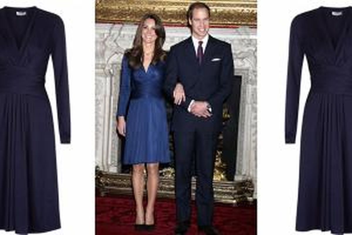 Anda dapat membeli gaun pertunangan Kate Middleton karya Issa London secara online maupun di gerai Harvey Nichols seharga 575 poundsterling atau setara sekitar Rp 11,9 juta.