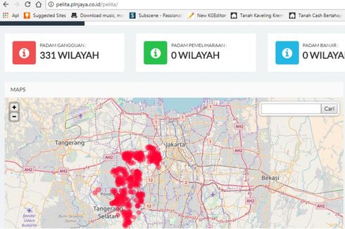 Sempat Alami Gangguan, PLN Klaim Listrik di Jakarta Sudah Menyala