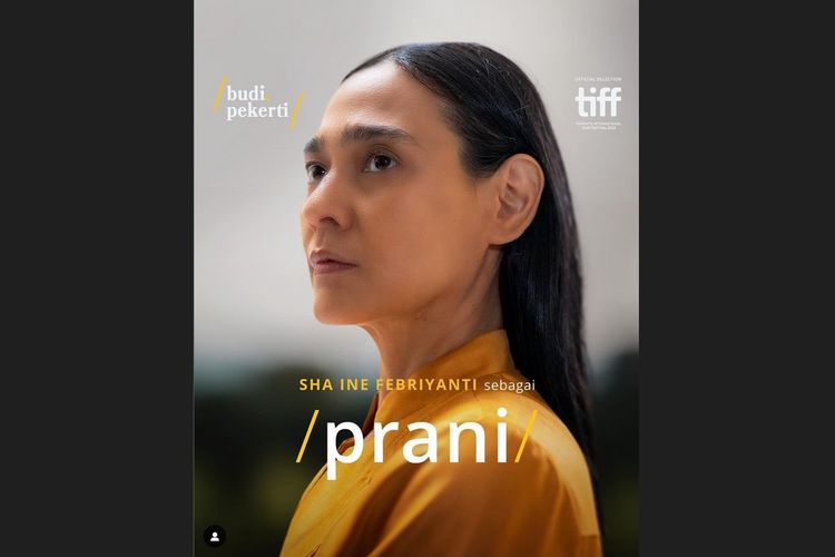 Aktris Sha Ine Febriyanti berperan sebagai Bu Prani dalam film Budi Pekerti karya sutradara Wregas Bhanuteja.
