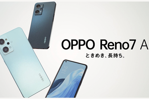 Oppo Resmi Luncurkan Reno7 A, Ini Harganya