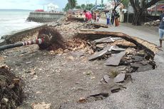 Diterjang Gelombang Tinggi, Jalan di Buton Selatan Rusak Berat