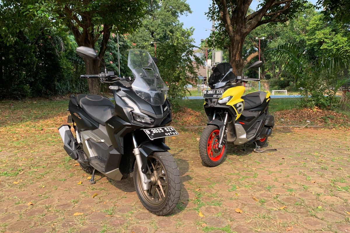 Komparasi Honda ADV 160 dan Aprilia SR-GT 200