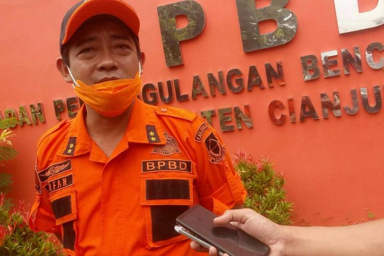 Sekretaris BPBD Cianjur Mokhamad Irfan Sofyan